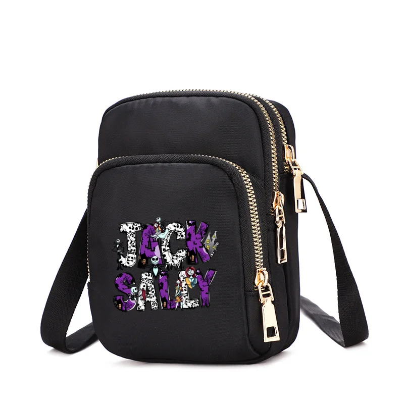 Disney's The Nightmare Before Christmas Jack Sally женская нейлоновая сумка через плечо на Хэллоуин