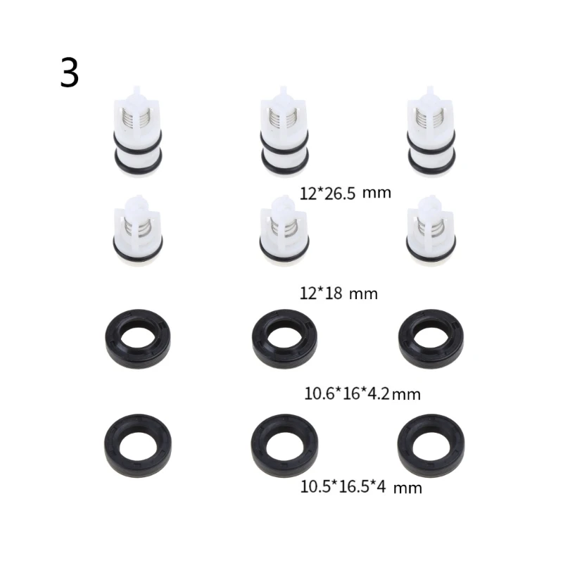 

Ремкомплект головки омывателя насоса для мойки автомобиля