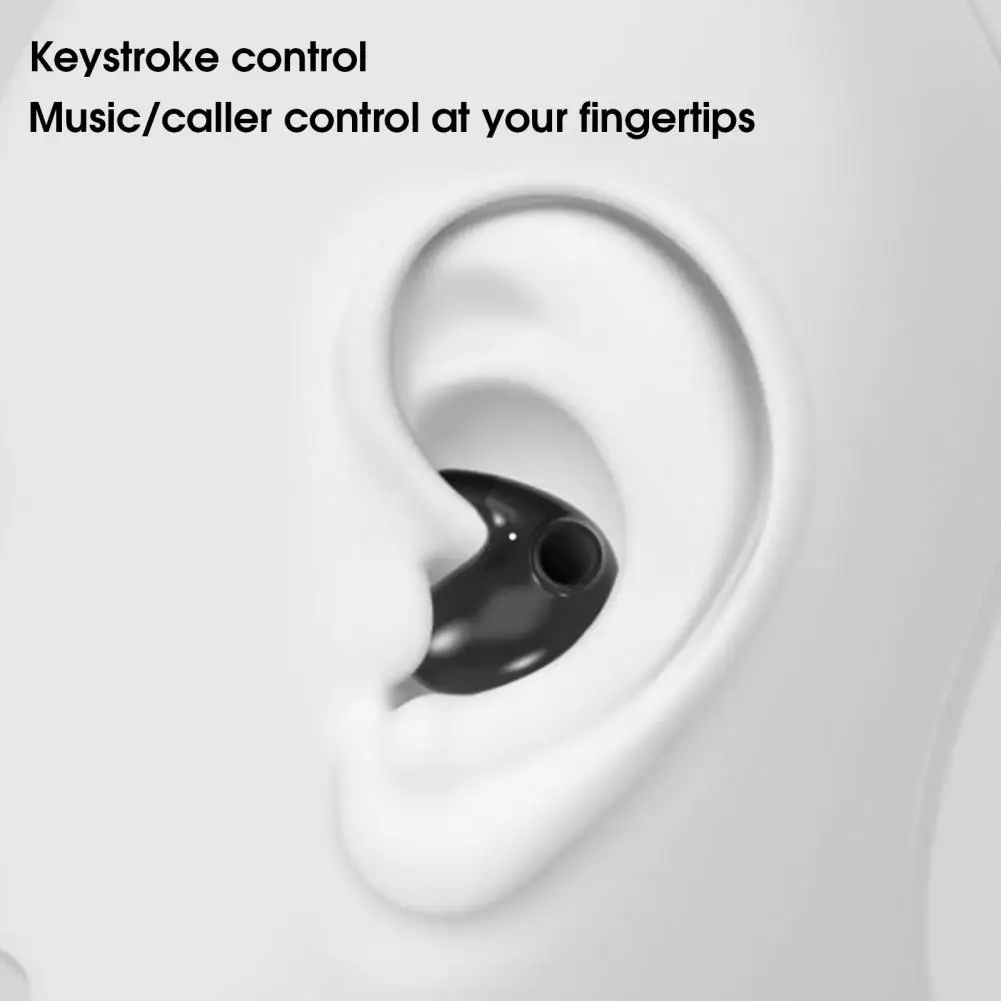 

Fashionable Wireless Earbud LED Digital Display Earphone Long Endurance Fingerprint Touch Control