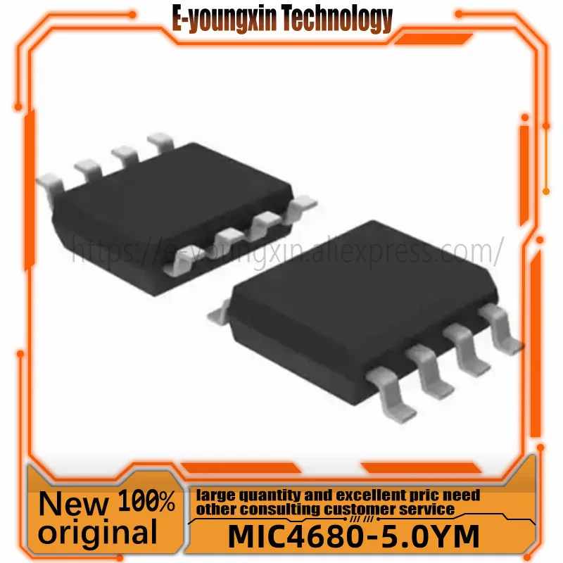 

10PCS/LOT MIC4680-5.0YM 4680-5.0YM MIC4680 SOP-8 Available in stock