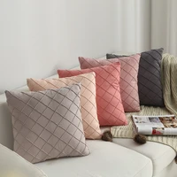 modern geometric nordic retro cover suede soft decoration pillowcase luxury cushion cover classical decoration 45x45cm30x50cm