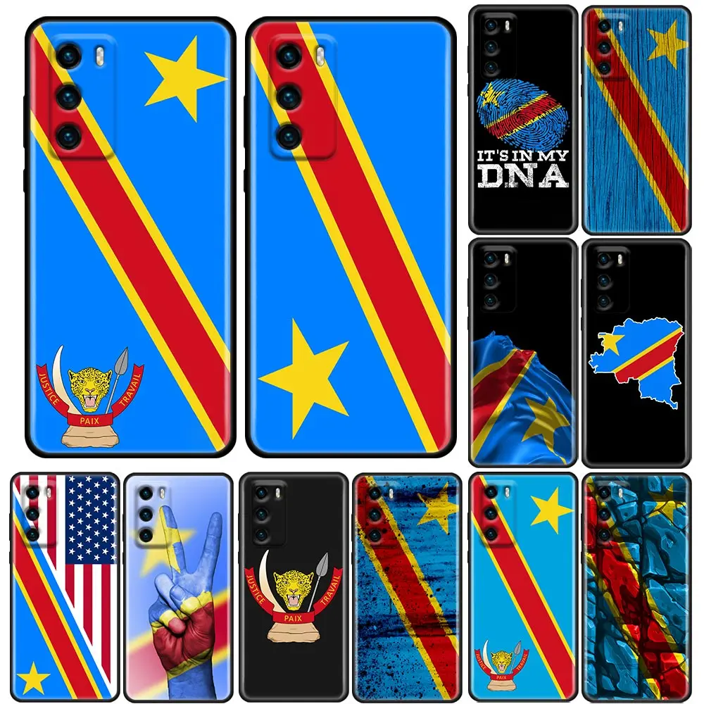 

Democratic Republic Congo Flag Silicon Funda For Huawei P20 P30 P40 Lite Back Cover P20 P30 Pro P10 P50 P Smart Z 2019 Soft Case