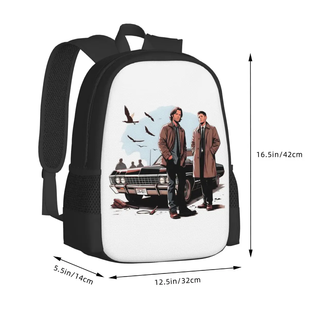 Фото Рюкзак Sam & Dean, горячая распродажа, вместительный рюкзак для детей, школьная сумка, сумки через плечо для мужчин и женщин №3