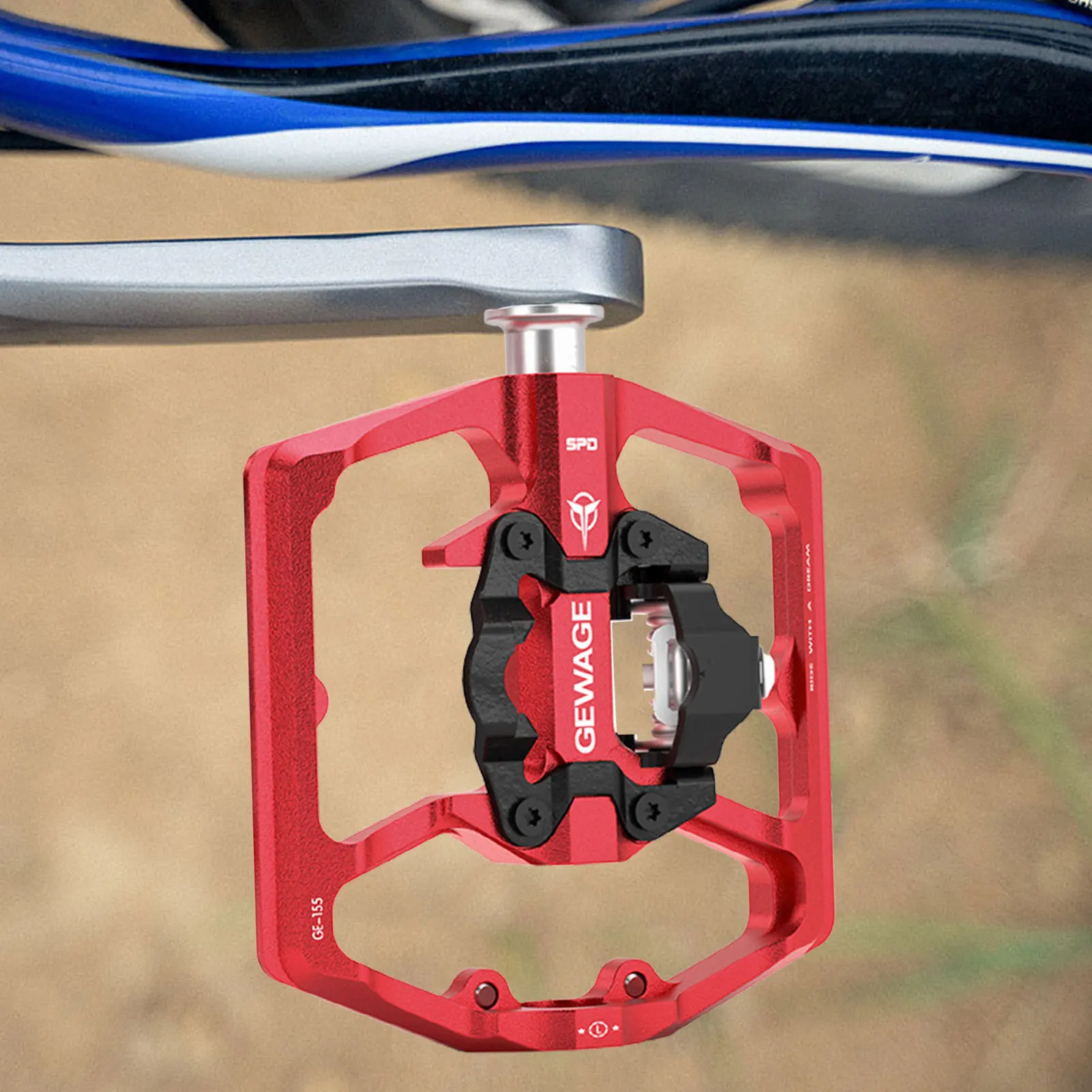 

Mountain Bike Pedals Bike Pedal Set Flat Pedals Aluminum Sealed Bearing Lightweight Platform For Road Mountain Bike