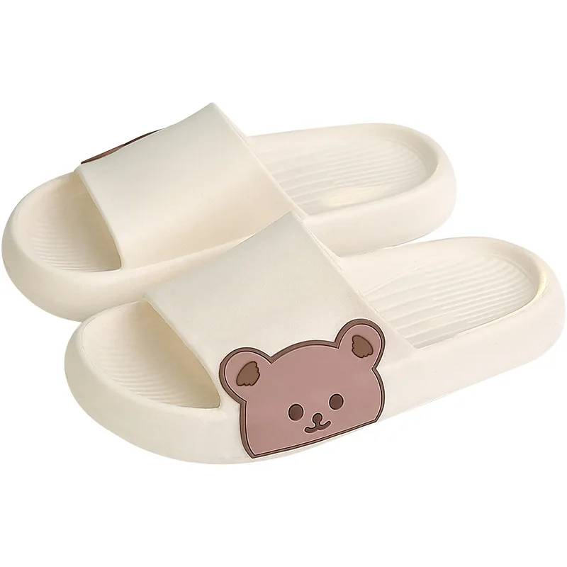 

2022 Summer Women Cute Shiba Inu Cartoon Home Slipper Couple Beach Fashion Slide Men House Indoor Bathroom Anti-slip Slippers