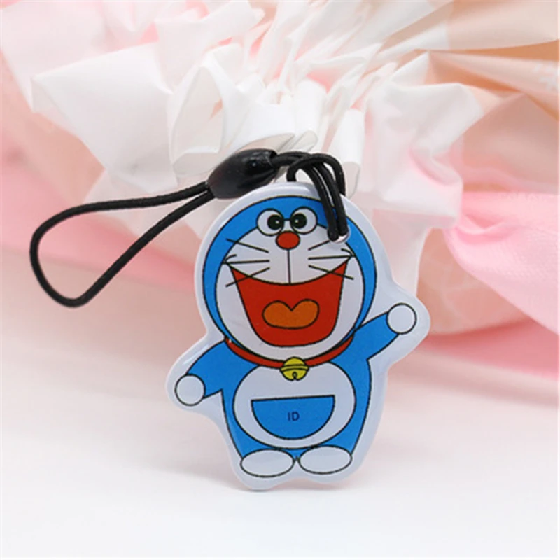 

125Khz Rewritable RFID Keyfobs KeyChain Cartoon EM4305 Token Blank Card T5577 Key Fob Ring Badge Glue Dropping Mini Tag
