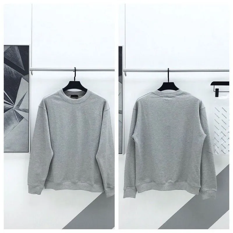 

Round Neck Sweater for Men and Women Simple and Loose Couple Wear Versatile Top Plush Thickened Thermal Pullover Sweatshirt