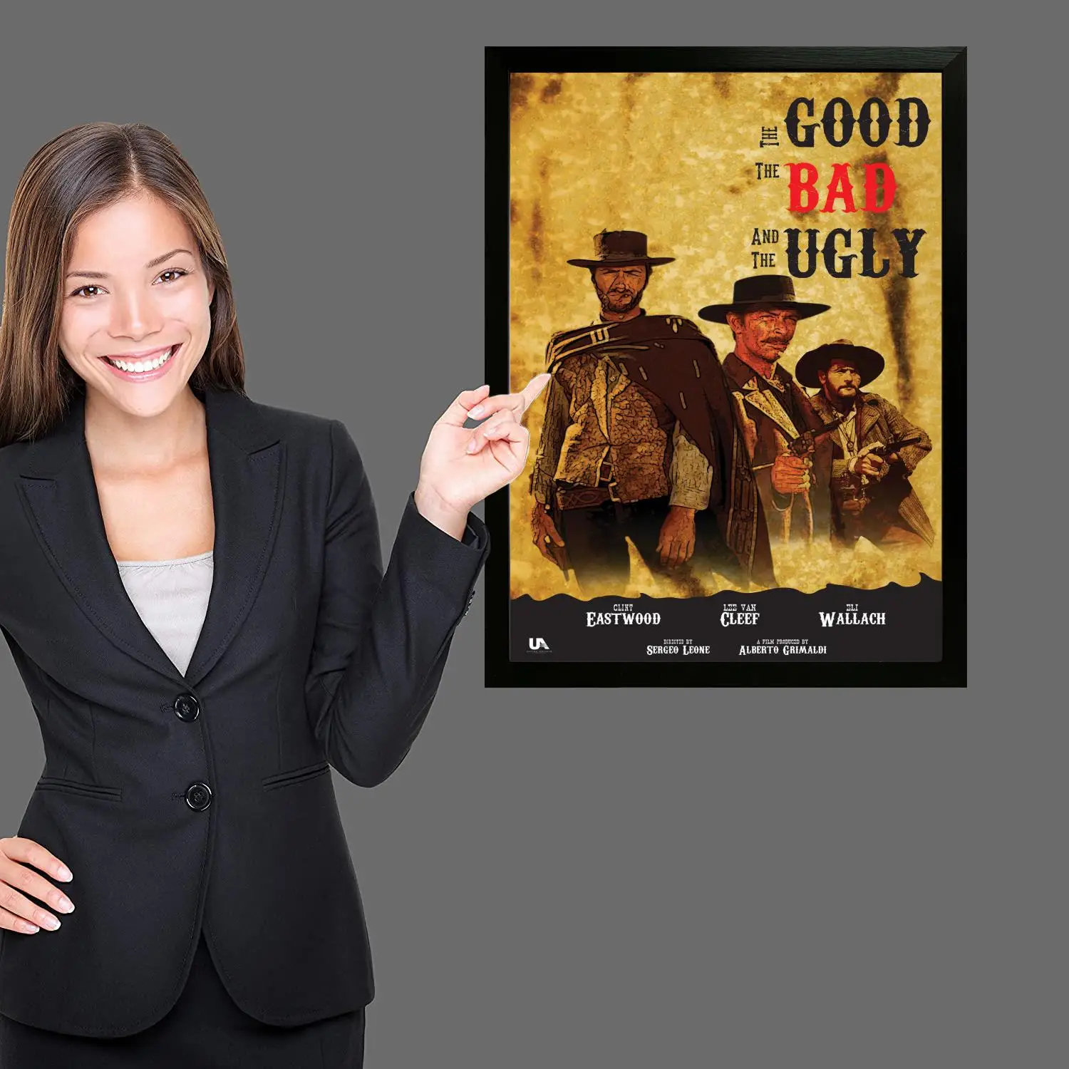 Художественный постер &quotХороший плохой и уродливый&quot печать на холсте