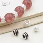 Бусины-разделители из серебра 925 пробы для браслетов и ожерелий, 5 шт.