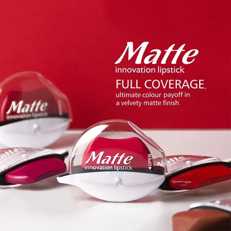 Губная помада Heallor в форме губ увлажняющий блеск для водонепроницаемый