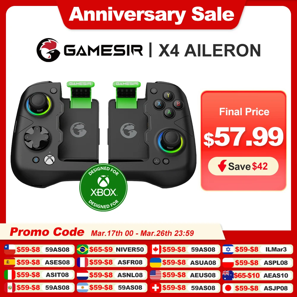 Беспроводной игровой контроллер Gamesir X4 Aileron X4A XBOX
