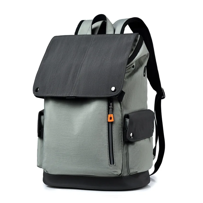 

2023 New Casual Backpacks Cover-Type Men'S Travel Bags Business Commuting Instant Computer Backpacks Student Fashion School Bags