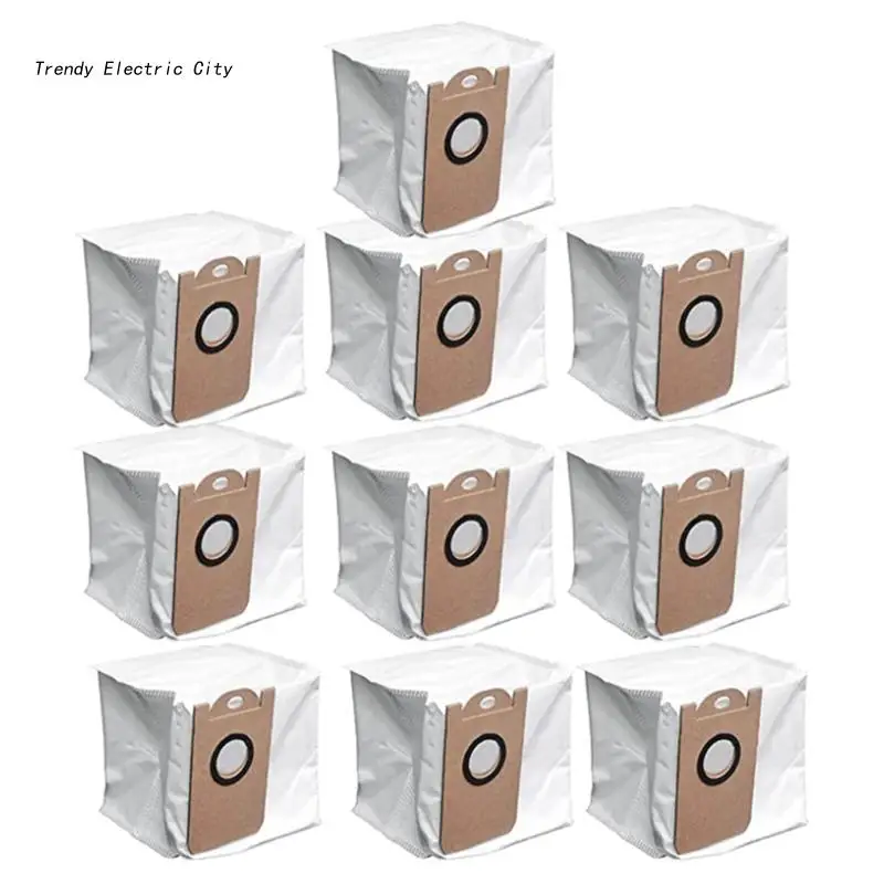 

R9CD 10pcs Cleaner Sweeper Dust Collector Bag Replacement Bag for M7pro/M7max/M8pro