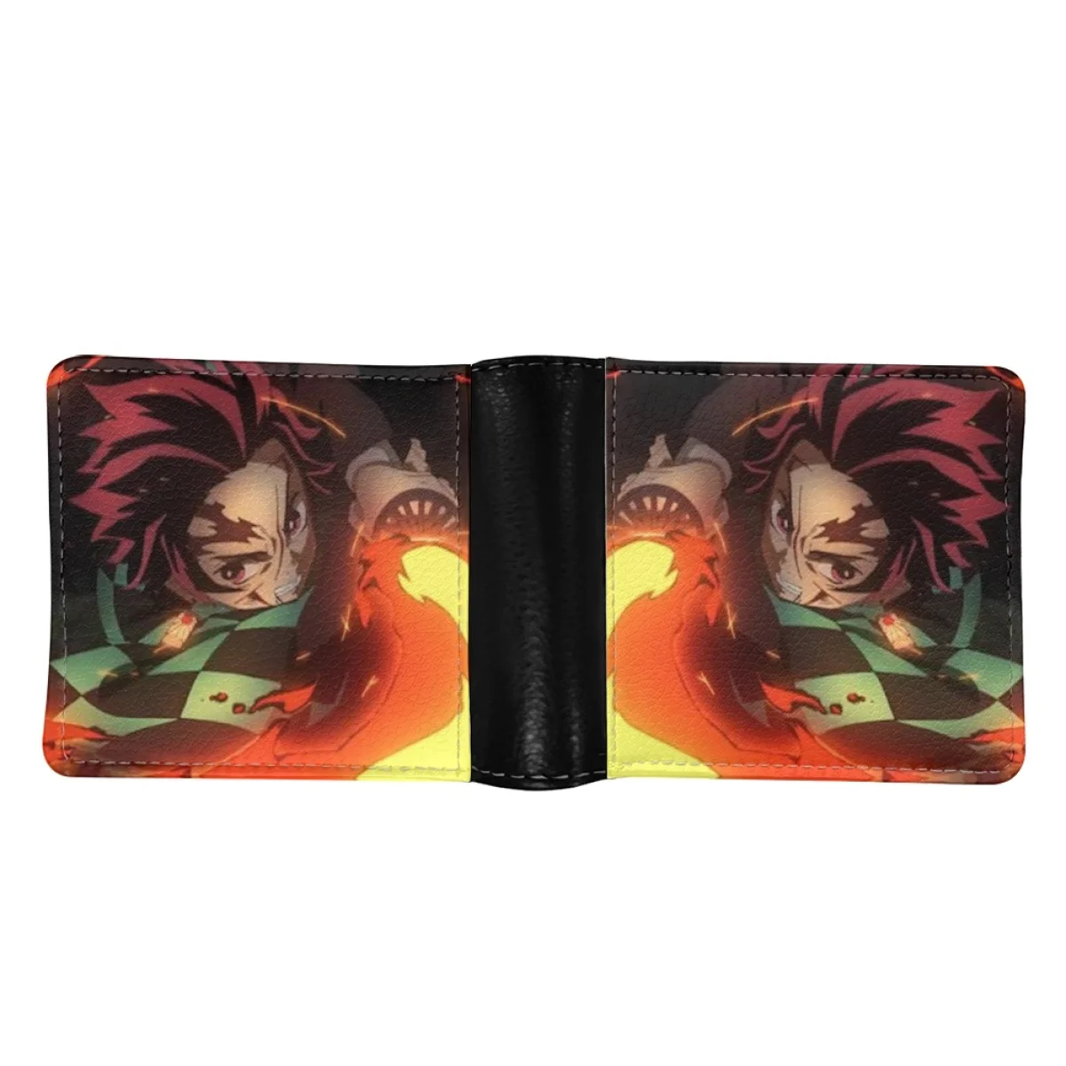 

FORUDESIGNS Mens Wallet Coin Purse Japanese Hot Anime Boy Printing Designer Black Pu Leather Credit Card Holder Money Bags New