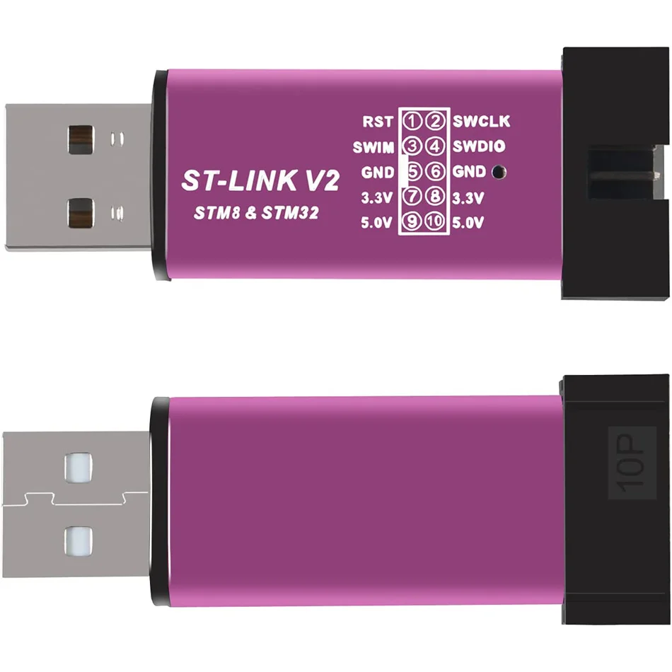 Программатор ST-Link V2 эмулятор загрузчика, БЛОК ПРОГРАММИРОВАНИЯ STM8 ...