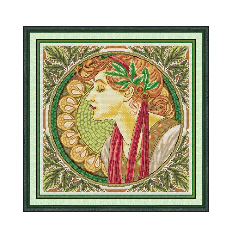 Набор для вышивки крестиком Maiden of Peace 14ct 11ct печать на холсте вышивка ручная работа