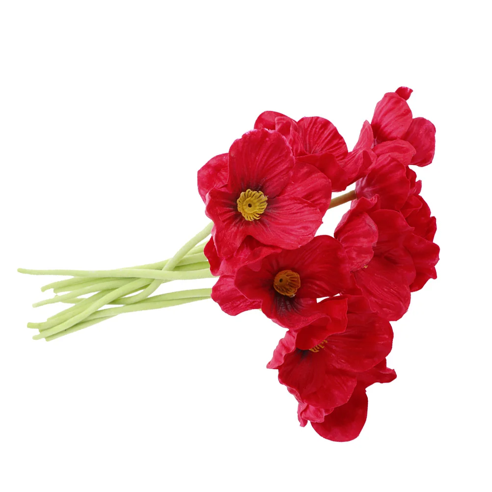 

9 Pcs Ikebana Vases Fake Greenery Bush Artificial Flowers Fence Touch Artificial Flower Bouquet Vase Filler Stems Bride