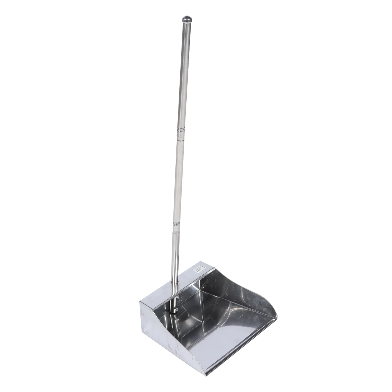 

Dustpan Pan Handle Metal Cleaning Upright Pans Dustpans Stainless Kitchen Steel Broom Handled Garbage Heavy Duty Stand Outdoor