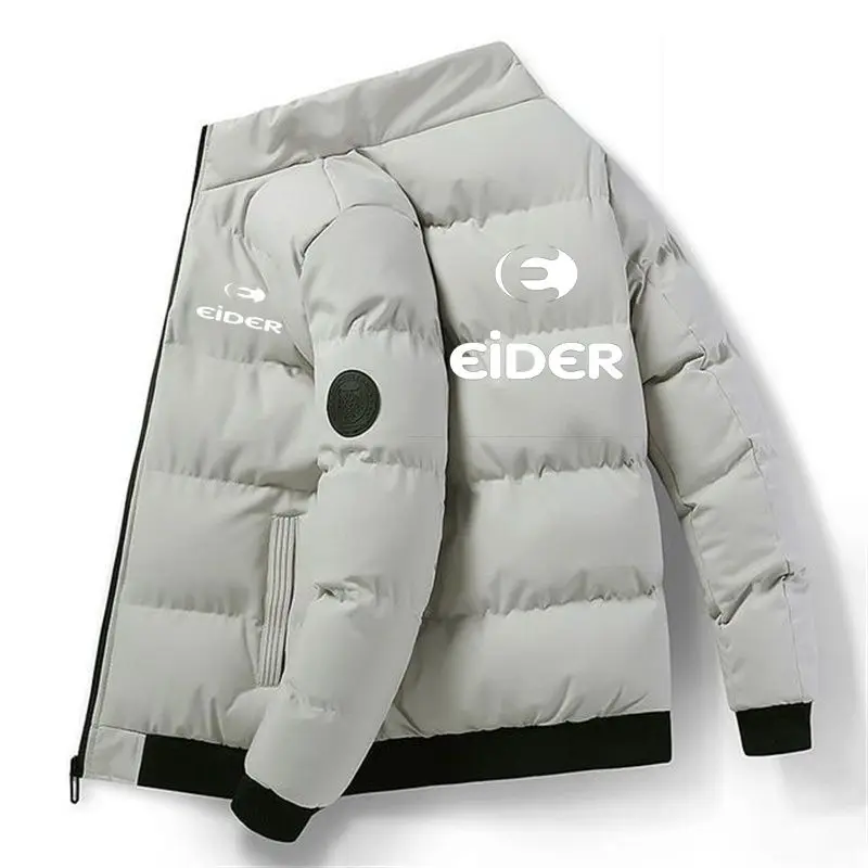 2023 New EIDER Fall/Winter Casual Men's Zipper Jacket Casual Bomber Jacket Scarf Collar Slim-fit Stylish jacket