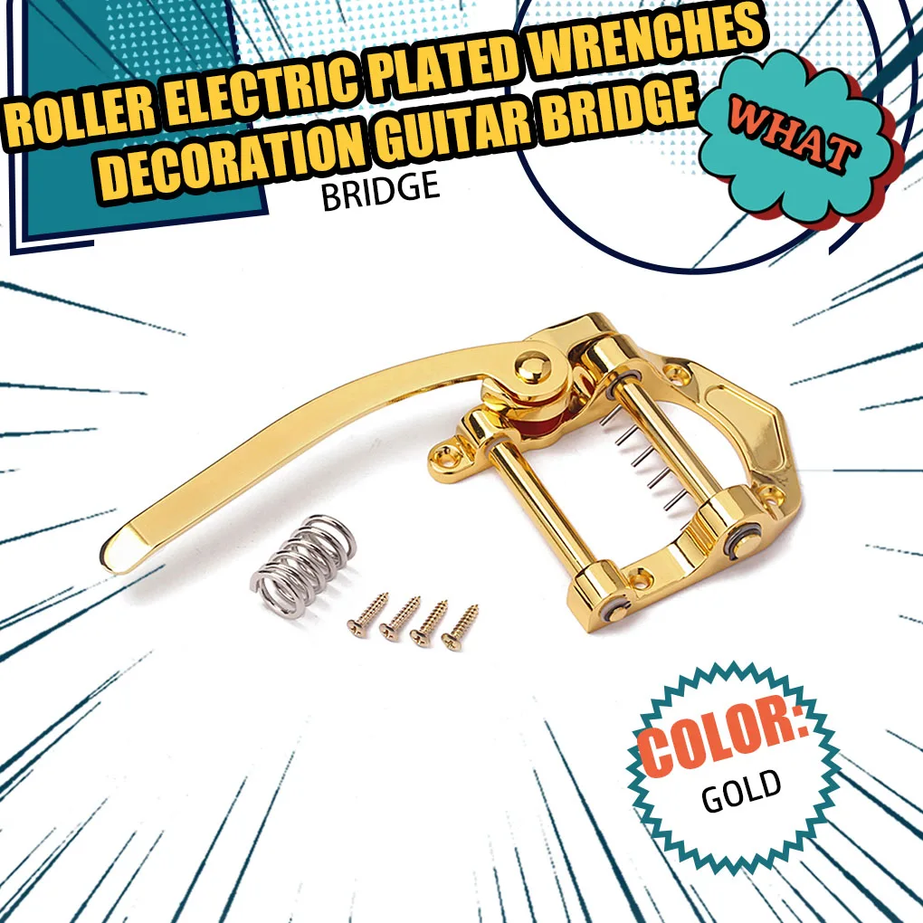 

Guitar Bridge Upgraded Fittings Thickness Whammy Bar Guitars Supplies Springs Decorative Single Bridges Replaced Part