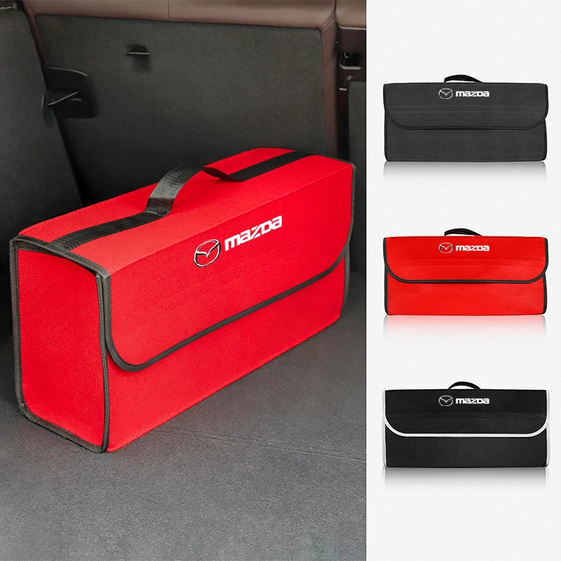 Ящик для хранения в багажник автомобиля складной органайзер из войлочной ткани