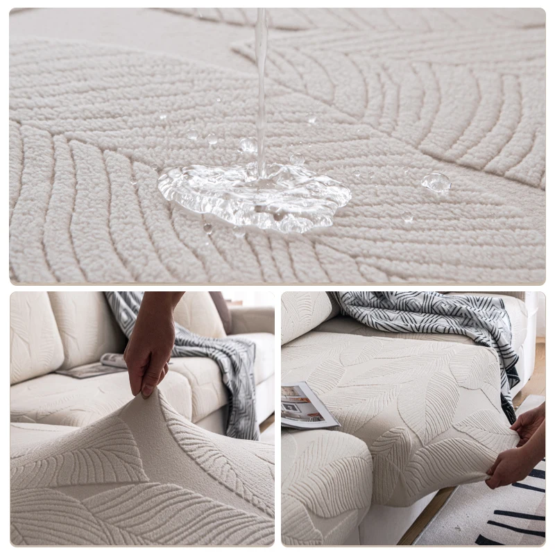 Чехол для дивана Регулируемый эластичный водонепроницаемый секционный чехол на