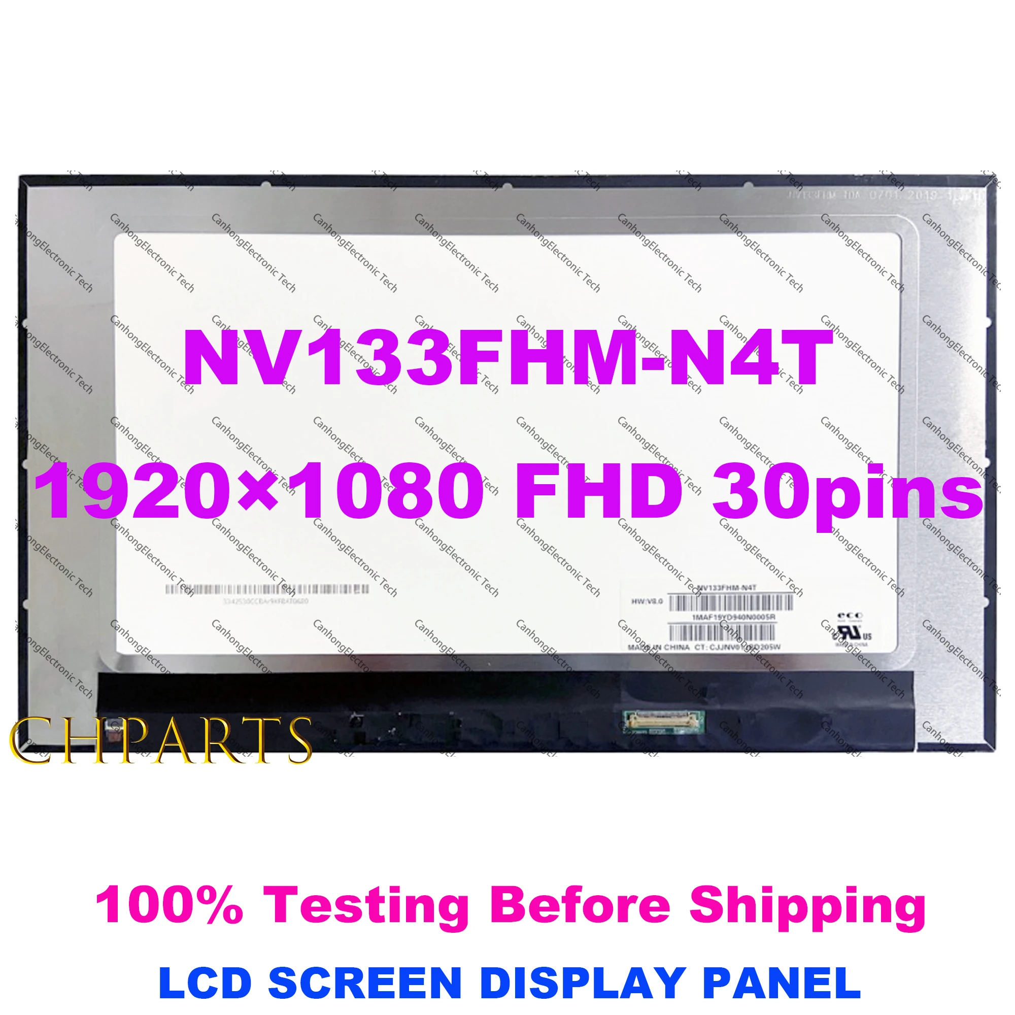 

10,1-дюймовый телефон, ЖК-экран, матрица FHD 13,3*1920, 30 контактов, 60 Гц светодиодный Светодиодная панель экрана