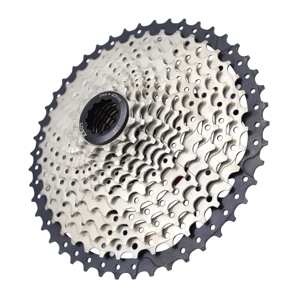 ZEOT 12-скоростная велосипедная кассетная звездочка 11-46/50/52T серебристо-черная