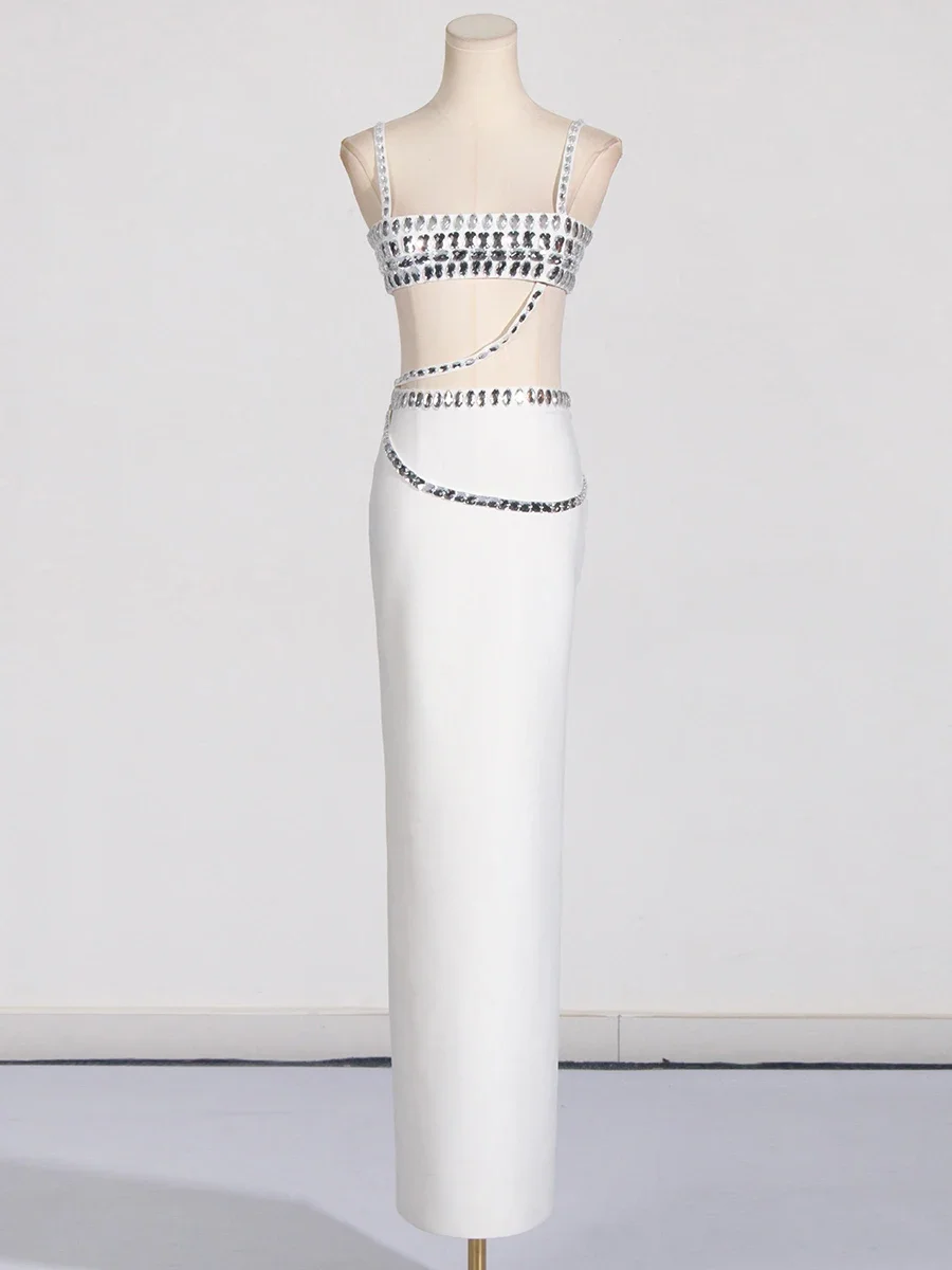 VGH сексуальные комплекты из двух предметов со сращенными бриллиантами для женщин