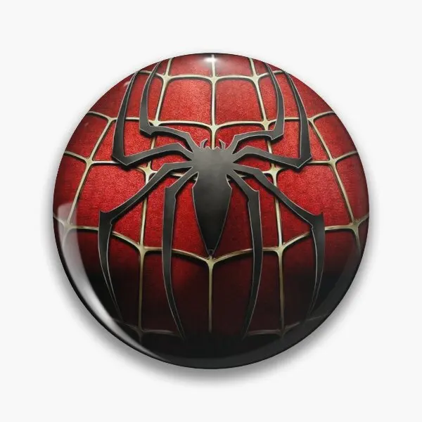 Настраиваемая мягкая Металлическая Булавка в виде груди паука забавный декор