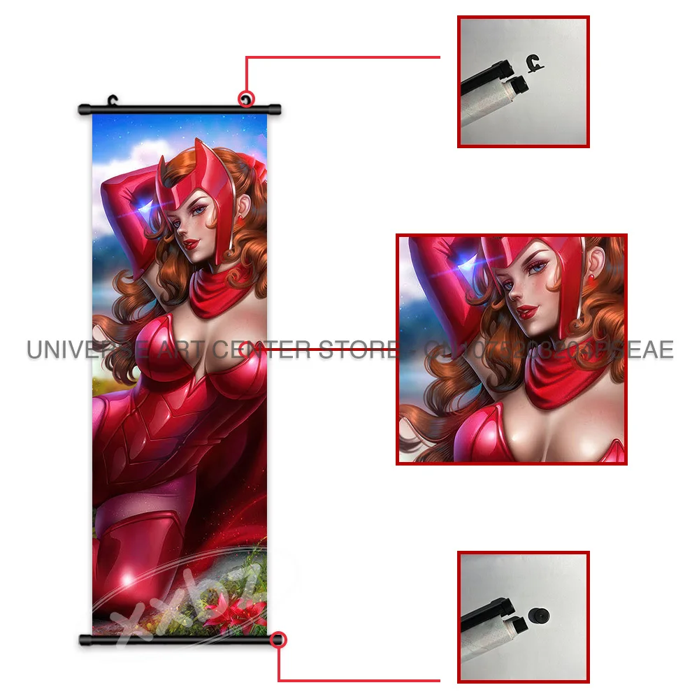 Плакат Алая ведьма последний аниме домашний декор г-жа Marvel подвесная картина