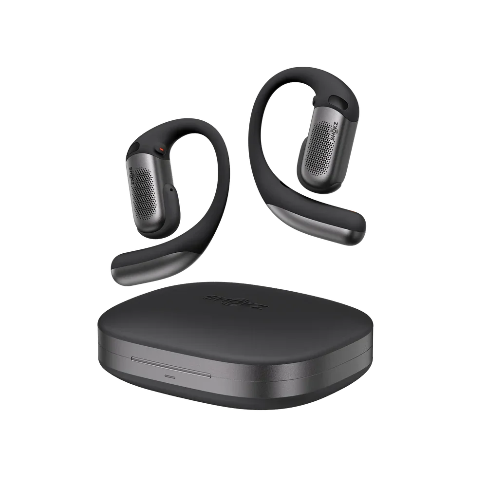 Фото Беспроводные спортивные наушники Shokz OpenFit Pro с открытым шумоподавлением, Bluetooth, для офиса, не внутриканальные, T010 №1