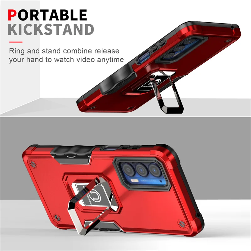 for motorola edge 20 pro case magnetic ring holder armor back cover for moto edge 20pro 20 lite 2021 kickstand phone cases free global shipping