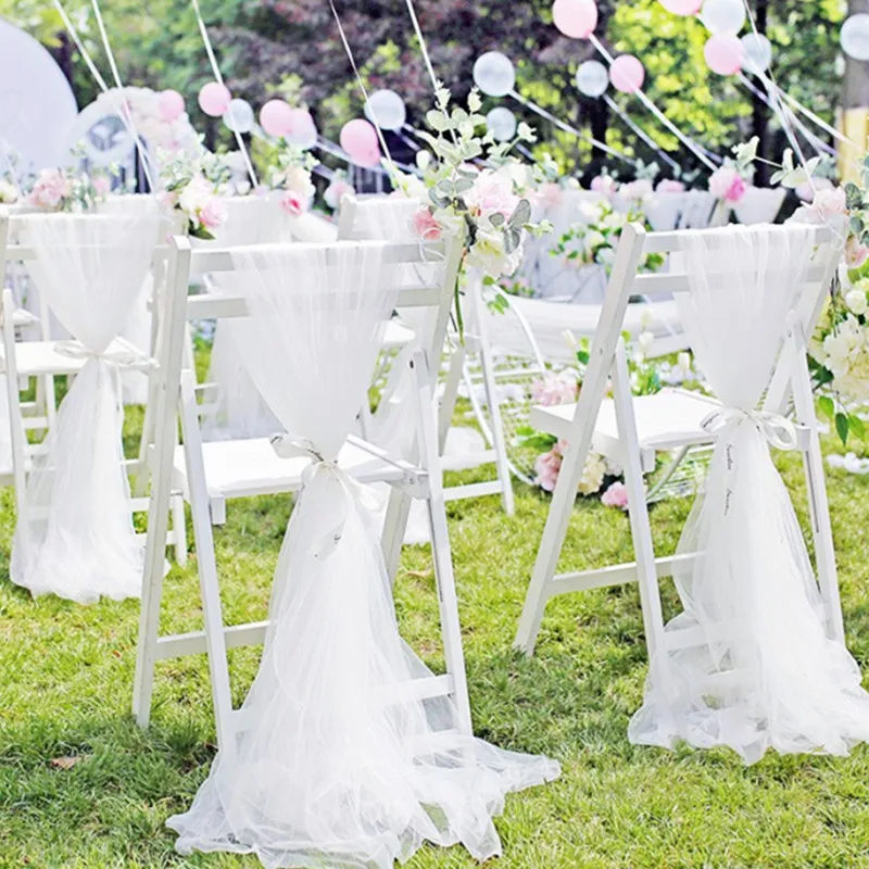 

10 м/лот 48 см прозрачная органза с кристаллами, тюль в рулоне, ткань для украшения свадебной вечеринки, органза, стул, Свадебный декор, свод ст...