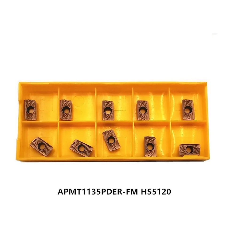 

10P APMT1135/APMT1604/APMT1605-FM HS5120 CNC Lathe Tool Milling Inserts Carbide Inserts For Stainless Steel