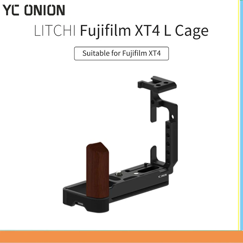 

Yc Onion Fuji Xt4 Micro Slr l-Shaped Plate Base Handle Camera Quick Release Plate Rabbit Cage Kit Accessories Camera Rabbit Cage