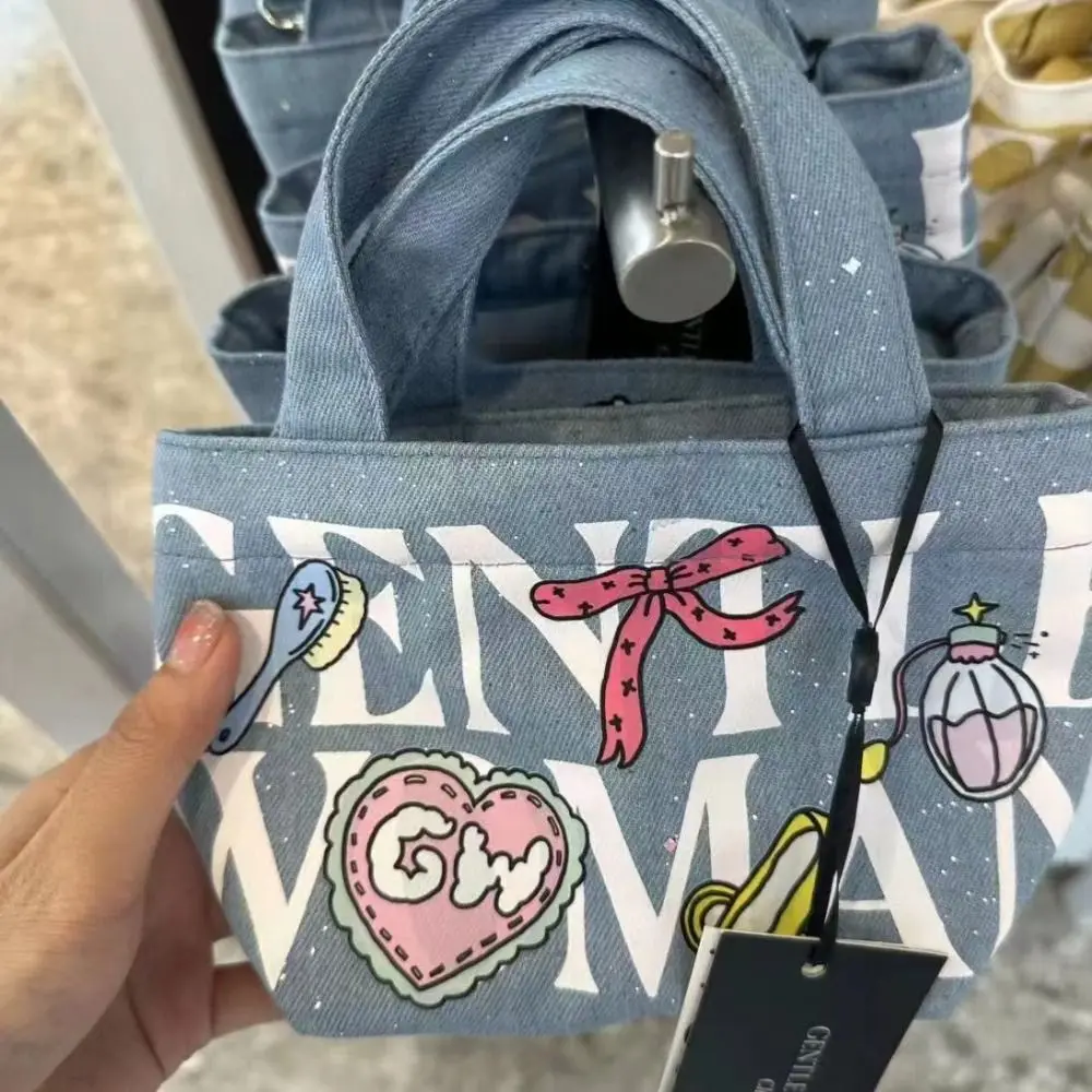 

Сумка на плечо женская в ковбойском стиле, Модный вместительный мессенджер для путешествий и отдыха на открытом воздухе, портативный саквояж с мультяшным принтом