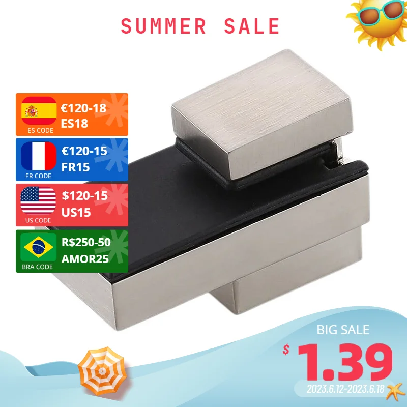 

Durable Shelf Brackets Clamps Kitchen Replacement Rust-proof Set Wall Mounted Wood Zinc Alloy 2 Pack Accessories