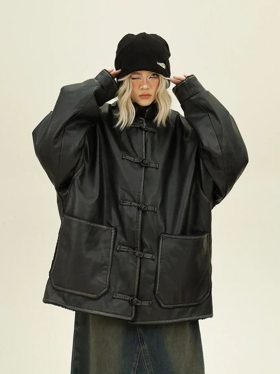 Новинка 2024 парка желтого цвета с воротником-стойкой и китайской пряжкой женские