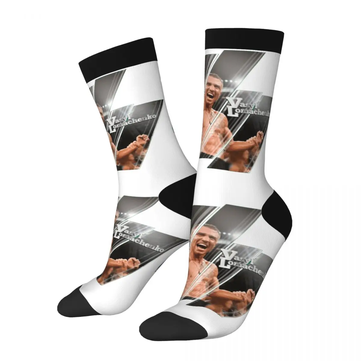 

Ukraine 12 Vasyls And Lomachenkos Creative The Best Buy Color contrast Funny Novelty Compression Socks