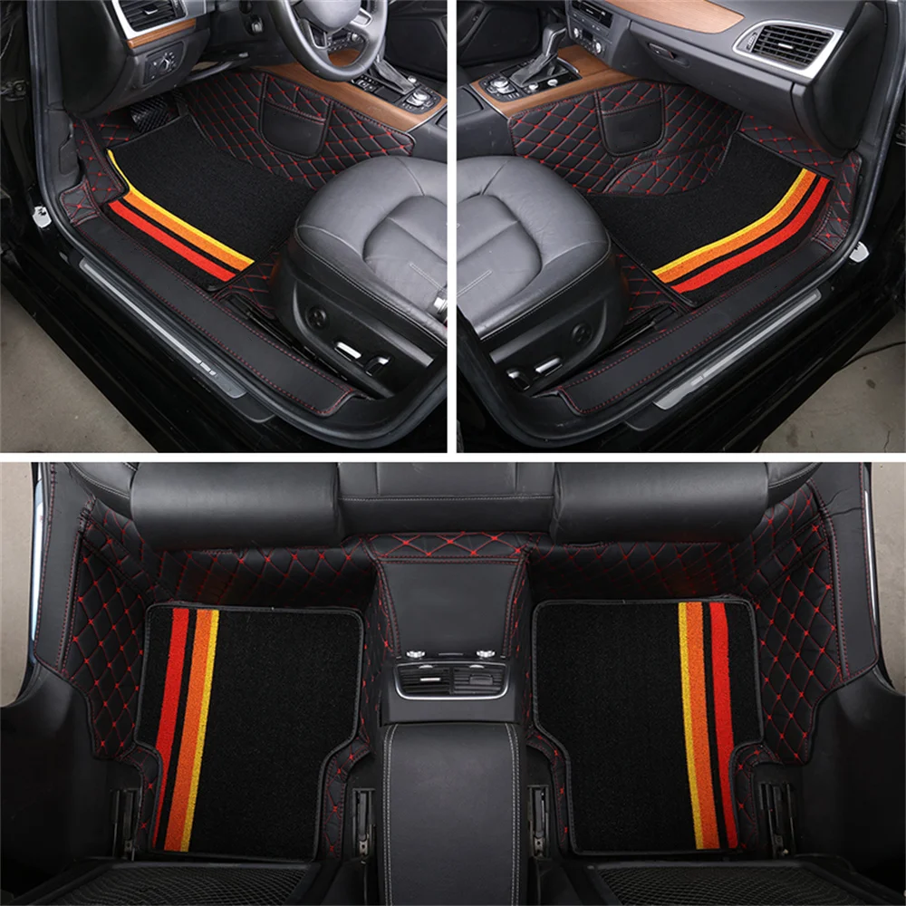 Custom Fit Car Floor Mat Accessories Interior ECO Material for 98% 2 rows Five Seats Over 2000 Models Both Left and Right Drive images - 6