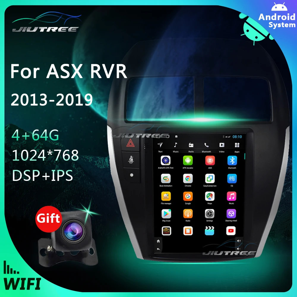 

Multimedia player For Mitsubishi ASX RVR 2013-2019 Car Radio Auto Video GPS Navigation Android PX10 2 din with Camera DVR Carpla