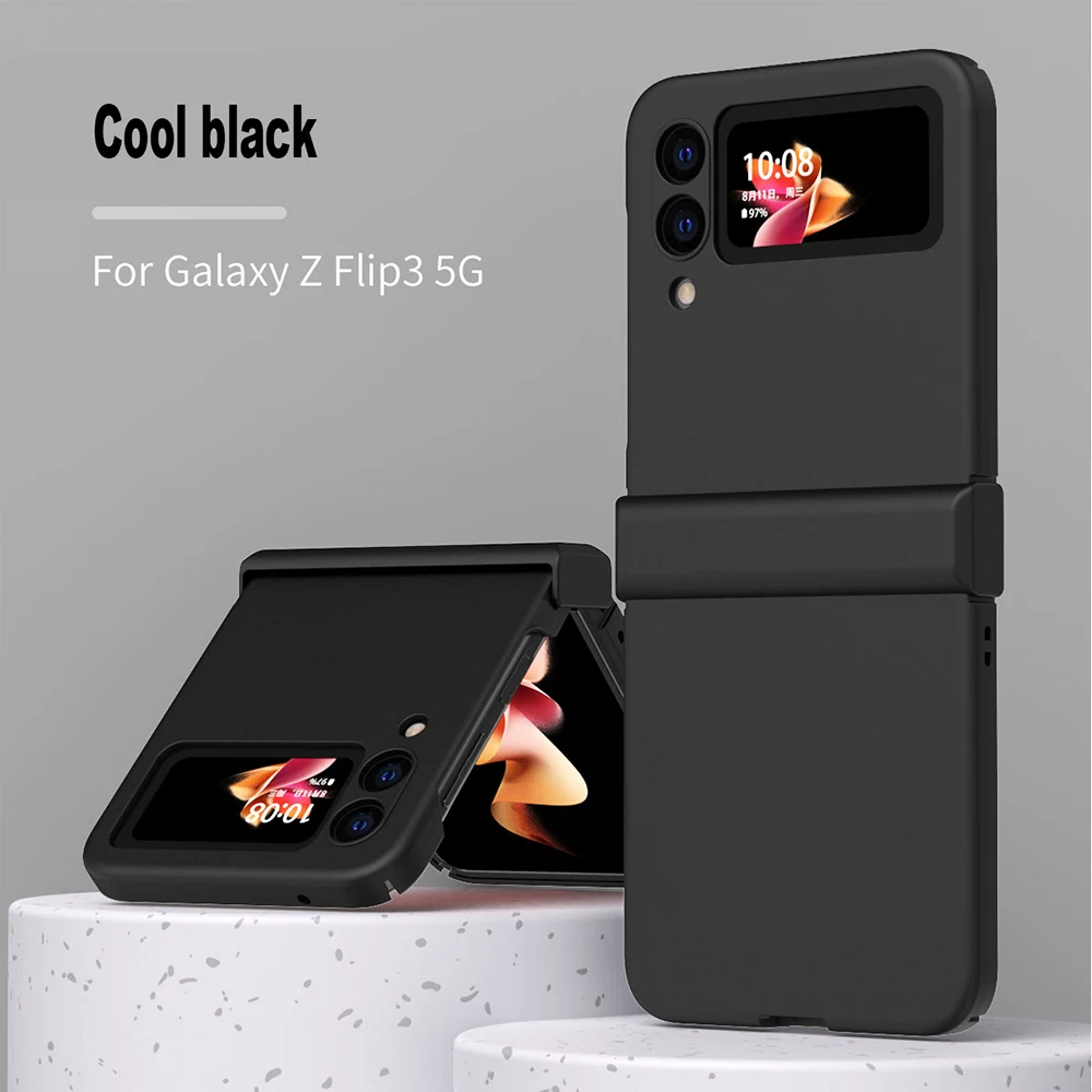 

Чехол-книжка для Samsung Z 3, Роскошные тонкие Чехлы карамельных цветов с ощущением кожи, задняя крышка для Galaxy Z, флип 3 ярких цветов, противоударный чехол 2021