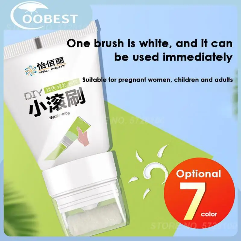 

Wall Repair White Roller Latex Small Roller Wall Painting Repair The Inner Wall Of Wall Paste Small Roller Brush Repair Paste