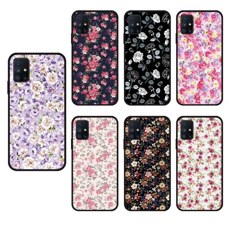 

Beauty Flower Phone Case for Samsung S5 S6 S6edge Plus S22 Ultra Plus 5g M10 M11 M20 M21 M30 M31 M51 S Prime Fundas Shell Cover