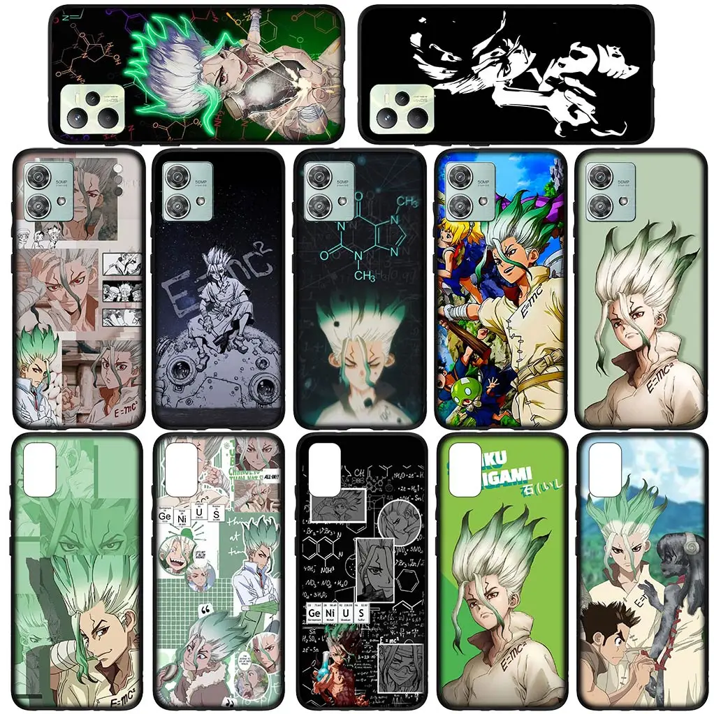 Чехол для телефона Anime Dr Stone Ishigami Senkuu Xiaomi Redmi Note 10 12 Pro 10A 10C 12C 12s 10S 8T C Гибкий чехол