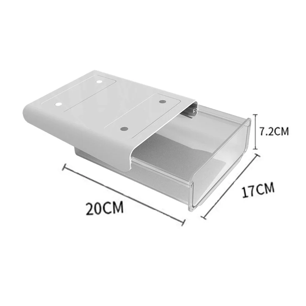 

Self Adhesives Pencil Tray Under Desk Drawer Table Storage Box Office Organizer Storage Holder Office Stationery Desk Drawer