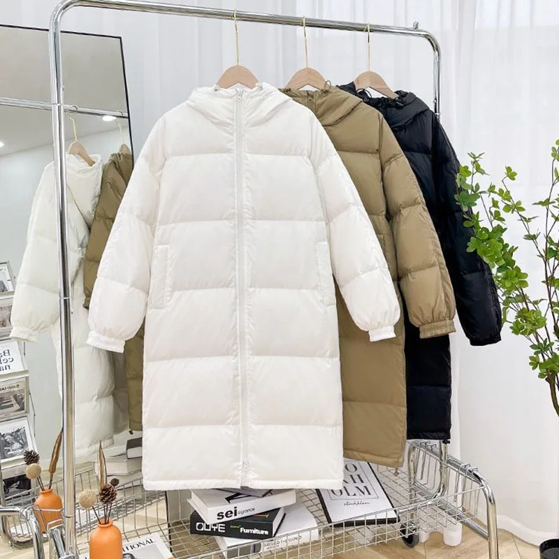 Женское зимнее пальто элегантный женский пуховик новинка 2022 модная теплая