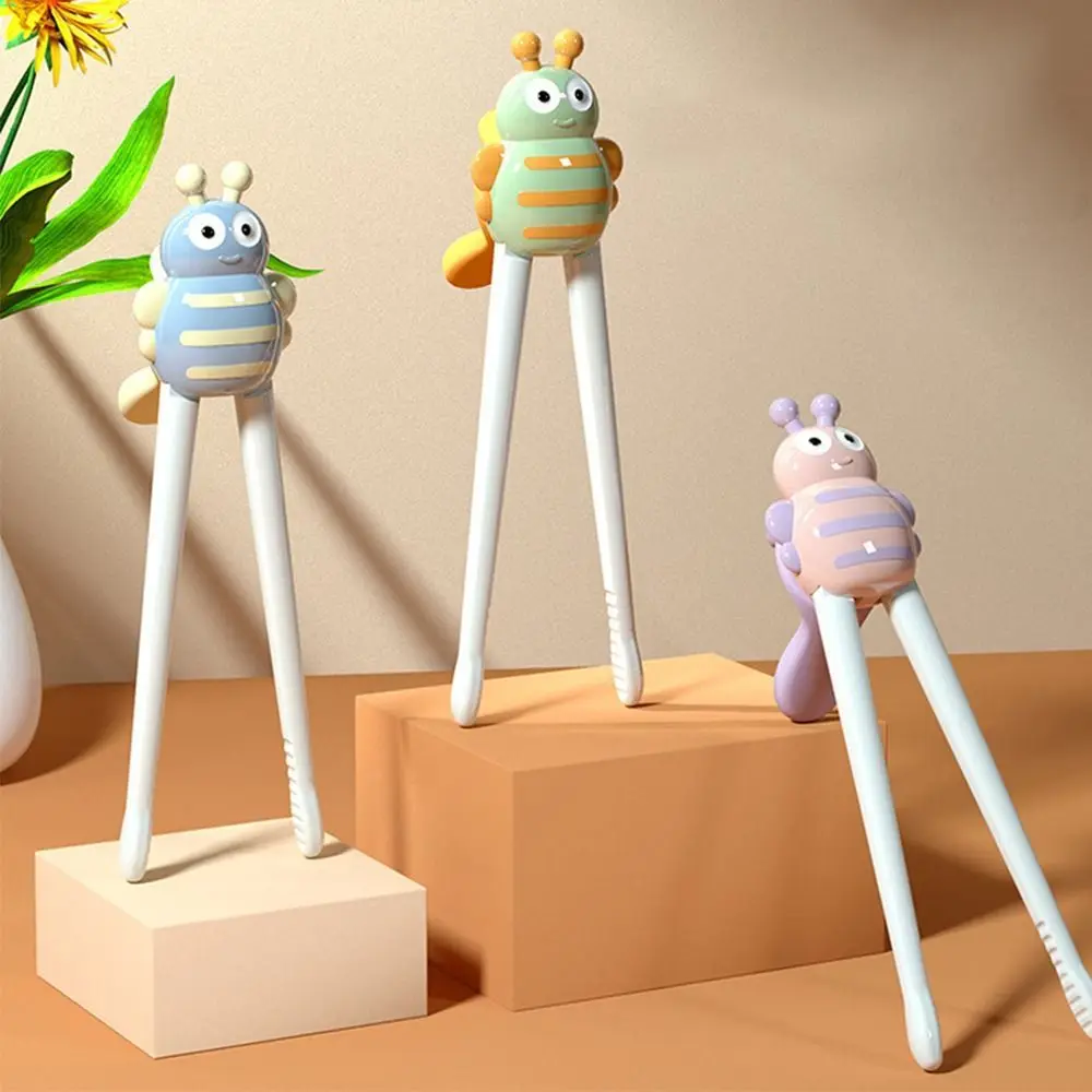 

Cute Bee Portable Chopsticks Learning Training Chopsticks For Kids Feeding Utensils Chopstick Learner Gifts Kitchen Tableware