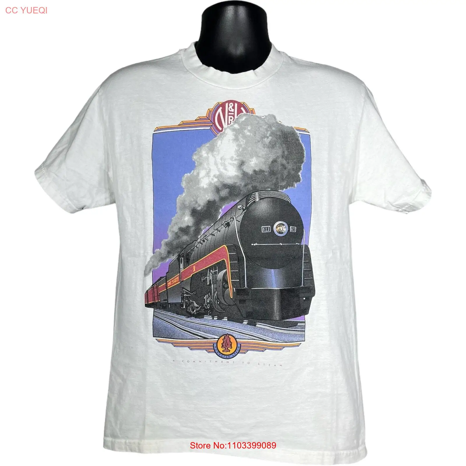 Винтажный поезд обязательство к отпариванию